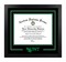 North Texas Mean Green 14w x 11h Spirit Diploma Manhattan Black Frame with Bonus Campus Images Lithograph (value savings $59)